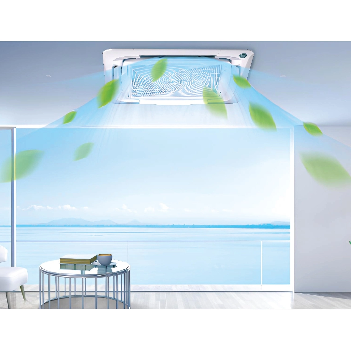 MyCond Round-way Cassette 360 degree air supply in the room