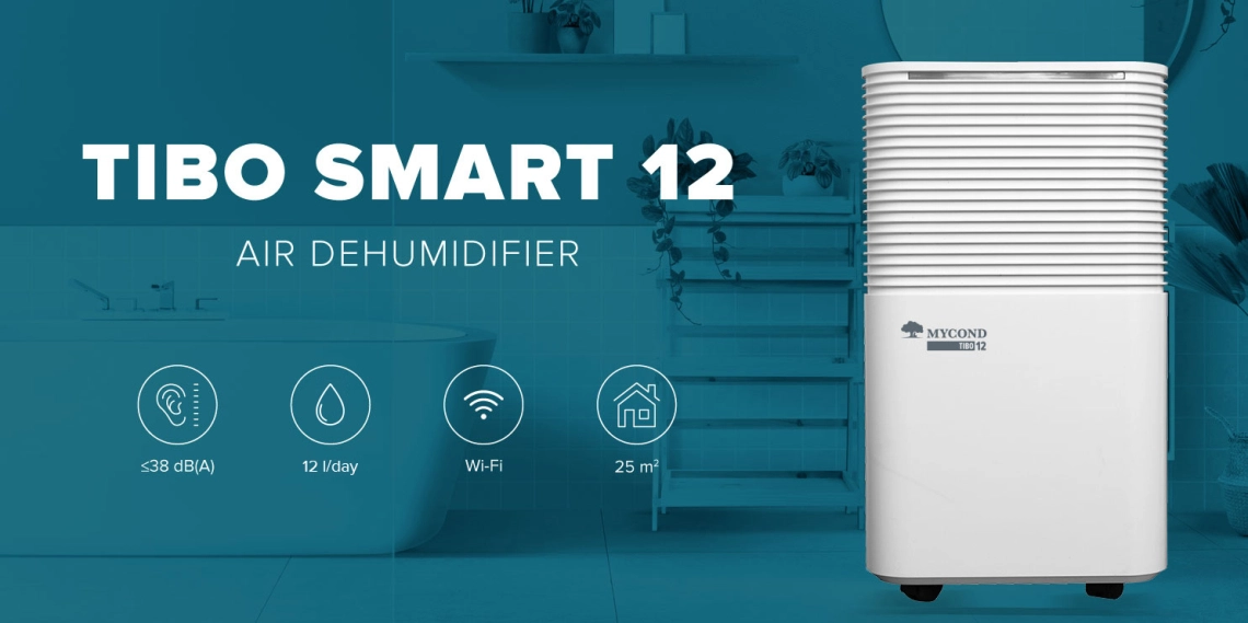MyCond TIBO Smart 12 effective air dehumidification for large rooms