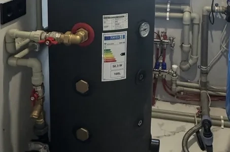 Private home with Mycond Heat pump MBasic